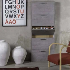 Meuble Chaussures Chêne H.164 Cm - TIDY 23 Meuble Chaussures Chêne H.164 Cm - TIDY -Promos Déco Vestiaire Boutique f9749189746a438793162c16f2ddadc3