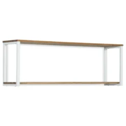 Étagère Murale Double 30x140x48 Blanc