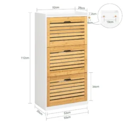 Armoire à Chaussures FSR108-W -Promos Déco Vestiaire Boutique fc44527f63624bef8668458eaa055f25