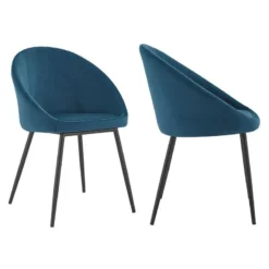 Chaises Vintage Velours (lot De 2) -Promos Déco Vestiaire Boutique ff09dbce2c5e42f88dbe18359c0a1512
