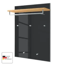 Panneau Porte-manteaux Alavere IV -Promos Déco Vestiaire Boutique garderobenpaneel alavere iv anthrazit eiche bianco 4736236