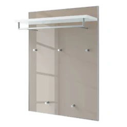 Panneau Porte-manteaux Alavere IV -Promos Déco Vestiaire Boutique garderobenpaneel alavere iv taupe weiss 3757680