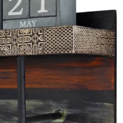 Panneau Porte-manteaux Goa -Promos Déco Vestiaire Boutique garderobenpaneel goa akazie mango teilmassiv mehrfarbig 4998028