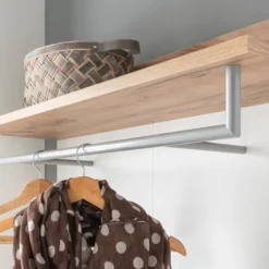 Panneau Portemanteau Nerola 9 Panneau Portemanteau Nerola -Promos Déco Vestiaire Boutique garderobenpaneel nerola weiss eiche dekor 4245052