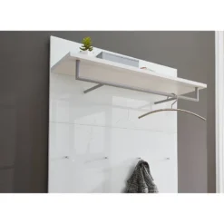 Panneau Porte-manteaux Viveiro I -Promos Déco Vestiaire Boutique garderobenpaneel repulse weiss 4392524