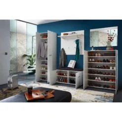 Ensemble De Vestibule Adana IV 16 Ensemble De Vestibule Adana IV -Promos Déco Vestiaire Boutique garderobenset adana iii 5 teilig hochglanz weiss 5157704