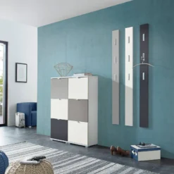 Meuble à Chaussures Colorado -Promos Déco Vestiaire Boutique garderobenset colorado iii 5 teilig 4089352