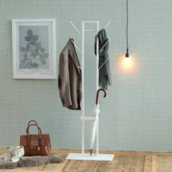 Porte-manteaux Berekua -Promos Déco Vestiaire Boutique garderobenstaender berekua metall weiss 4237508