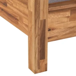 Lit à Baldaquin Lisa -Promos Déco Vestiaire Boutique himmelbett lisa massivholz 180 x 200cm eiche 3430517