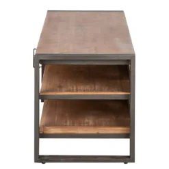 Meuble TV MANCHESTER 2 Rangements Droite -Promos Déco Vestiaire Boutique lowboard manchester i akazie massiv metall 4872740