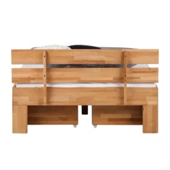 Lit EosWOOD (avec Tiroirs) -Promos Déco Vestiaire Boutique massivholzbett eos inklusive 4 bettkaesten kernbuche massiv geoelt 357381