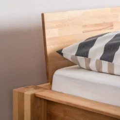 Lit En Bois Massif LeeWOOD -Promos Déco Vestiaire Boutique massivholzbett leewood 180 x 200cm kernbuche 3463497