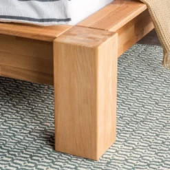 Lit En Bois Massif LeeWOOD -Promos Déco Vestiaire Boutique massivholzbett leewood 180 x 200cm kernbuche 3463501