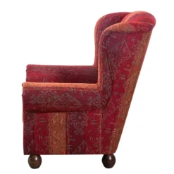 Fauteuil à Oreilles Isabelle -Promos Déco Vestiaire Boutique ohrensessel isabelle webstoff rot 1013318