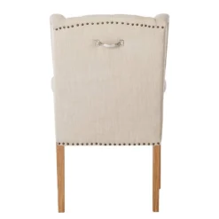 Chaise Madison -Promos Déco Vestiaire Boutique ohrensessel madison webstoff beige 311920