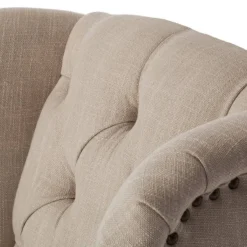 Chaise Madison -Promos Déco Vestiaire Boutique ohrensessel madison webstoff beige 311922