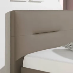 Lit Capitonné Jonsberg -Promos Déco Vestiaire Boutique polsterbett jonsberg kunstleder 100 x 200cm taupe 4302696