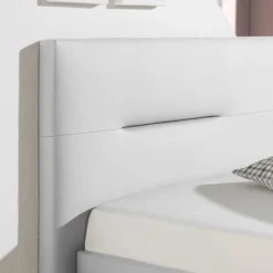 Lit Capitonné Jonsberg -Promos Déco Vestiaire Boutique polsterbett jonsberg kunstleder 100 x 200cm weiss 4302656