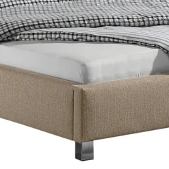 Lit Capitonné Parsberg -Promos Déco Vestiaire Boutique polsterbett parsberg 140 x 200cm taupe 3453029