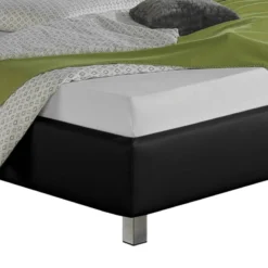 Lit Capitonné Parsberg II -Promos Déco Vestiaire Boutique polsterbett parsberg ii kunstleder 140 x 200cm kein bettkasten schwarz 5155932