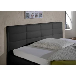 Lit Capitonné Parsberg II -Promos Déco Vestiaire Boutique polsterbett parsberg ii kunstleder 140 x 200cm kein bettkasten schwarz 5155936