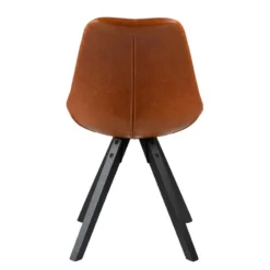 Chaises Capitonnées Aledas III -Promos Déco Vestiaire Boutique polsterstuhl aledas lll 2er set kunstleder gummbibaum massiv cognac schwarz 5104180