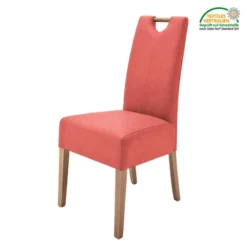 Lot De 2 Chaises Capitonnées Alessia II -Promos Déco Vestiaire Boutique polsterstuhl alessia ii 2er set kunstleder rot eiche 1940582