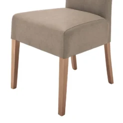Lot De 2 Chaises Capitonnées Alessia II -Promos Déco Vestiaire Boutique polsterstuhl alessia ii 2er set kunstleder taupe eiche 1940914