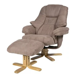 Fauteuil De Relaxation Bordeaux -Promos Déco Vestiaire Boutique relaxsessel lacanau mit hocker microfaser braun 446445