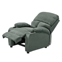 Fauteuil De Relaxation Norvell -Promos Déco Vestiaire Boutique relaxsessel norvell microfaser dunkelgruen 4874228
