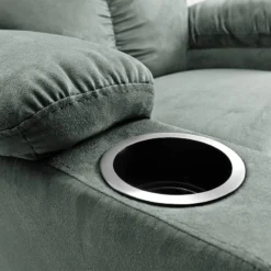 Fauteuil De Relaxation Norvell -Promos Déco Vestiaire Boutique relaxsessel norvell microfaser dunkelgruen 4874232