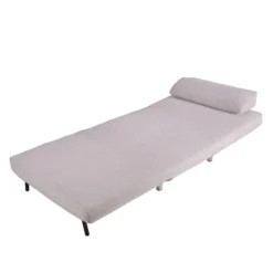 Fauteuil Convertible Copperfield Tissu -Promos Déco Vestiaire Boutique schlafsessel copperfield webstoff stoff parsa beige grau 3943248