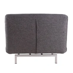 Fauteuil Convertible Copperfield Tissu -Promos Déco Vestiaire Boutique schlafsessel copperfield webstoff stoff parsa grau schwarz 3943348