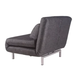 Fauteuil Convertible Copperfield Tissu -Promos Déco Vestiaire Boutique schlafsessel copperfield webstoff stoff parsa grau schwarz 3943356