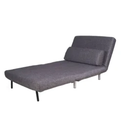 Fauteuil Convertible Copperfield Tissu -Promos Déco Vestiaire Boutique schlafsessel copperfield webstoff stoff parsa grau schwarz 3943360