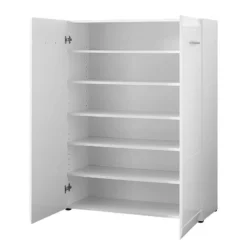 Meubles à Chaussures Adana -Promos Déco Vestiaire Boutique schuhkommode adana ii hochglanz weiss 5157424