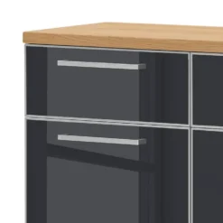 Meuble à Chaussures Alavere IV -Promos Déco Vestiaire Boutique schuhkommode alavere iv anthrazit eiche bianco dekor 3813580