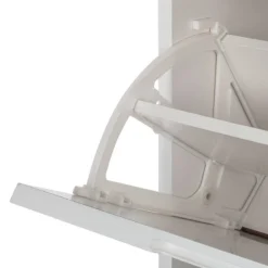 Meuble à Chaussures Glaze -Promos Déco Vestiaire Boutique schuhkommode glaze hochglanz weiss 368265