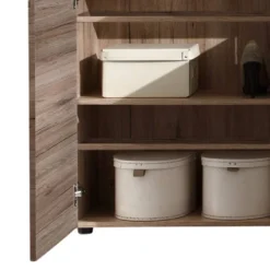 Armoire à Chaussures Lindley -Promos Déco Vestiaire Boutique schuhschrank lindley eiche sanremo dekor 343017