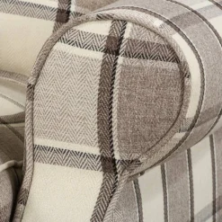 Fauteuil à Oreilles Colmar XL -Promos Déco Vestiaire Boutique sessel corteen webstoff braun beige 4283704