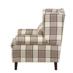 Fauteuil à Oreilles Colmar XL -Promos Déco Vestiaire Boutique sessel corteen webstoff braun beige 4283732