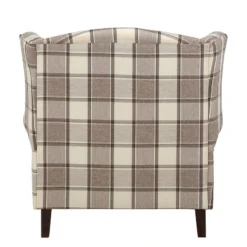 Fauteuil à Oreilles Colmar XL -Promos Déco Vestiaire Boutique sessel corteen webstoff braun beige 4283736