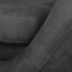 Fauteuil Marvin -Promos Déco Vestiaire Boutique sessel duhnen antiklederlook dunkelgrau 4107536