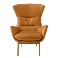 Fauteuil Hepburn I -Promos Déco Vestiaire Boutique sessel hepburn echtleder echtleder neka cognac 5024188