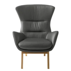 Fauteuil Hepburn I -Promos Déco Vestiaire Boutique sessel hepburn echtleder echtleder neka grau 5024220