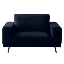 Fauteuil Lorcy -Promos Déco Vestiaire Boutique sessel lorcy samt dunkelblau 4892828
