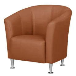 Fauteuil Minga -Promos Déco Vestiaire Boutique sessel minga echtleder cognac 4474144