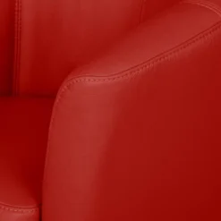 Fauteuil Minga -Promos Déco Vestiaire Boutique sessel minga echtleder rot 4474060