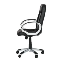 Fauteuil De Direction Steve II -Promos Déco Vestiaire Boutique steve ii chefsessel kunstlederbezug schwarz 1306544