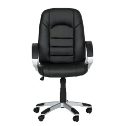 Fauteuil De Direction Steve II -Promos Déco Vestiaire Boutique steve ii chefsessel kunstlederbezug schwarz 1306546